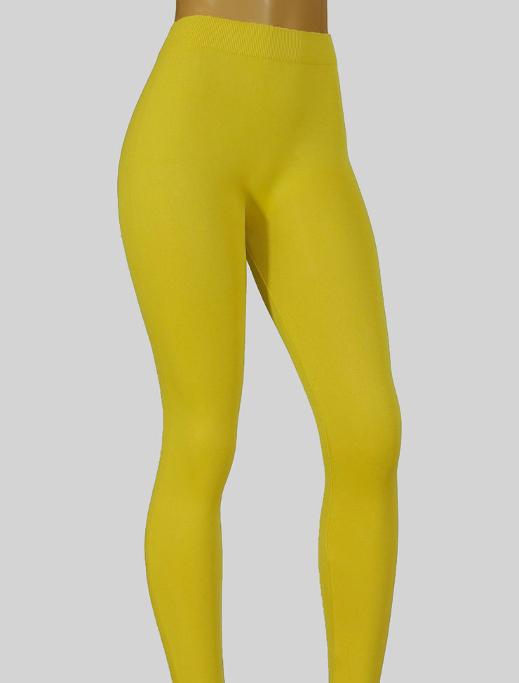 NEW PoshSnob V-Back "Second Skin" deep scrunch Leggings Vibrant Colors S-XL