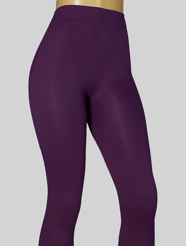 NEW PoshSnob Mid-Rise "Second Skin" deep scrunch Leggings Vibrant Colors S-XL