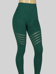 NEW PoshSnob SPORT Stone Wash Sculpt Brazilian V-Back Scrunch Leggings S-L