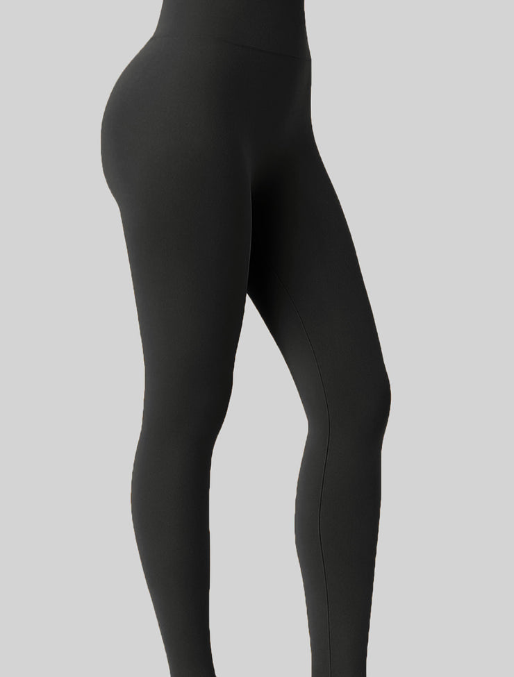 NEW PoshSnob Deep Scrunch High-Waisted "Sheer Rear" Jersey Leggings Intimate Blend S-L