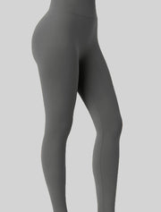 NEW PoshSnob Deep Scrunch High-Waisted "Sheer Rear" Jersey Leggings Intimate Blend S-L