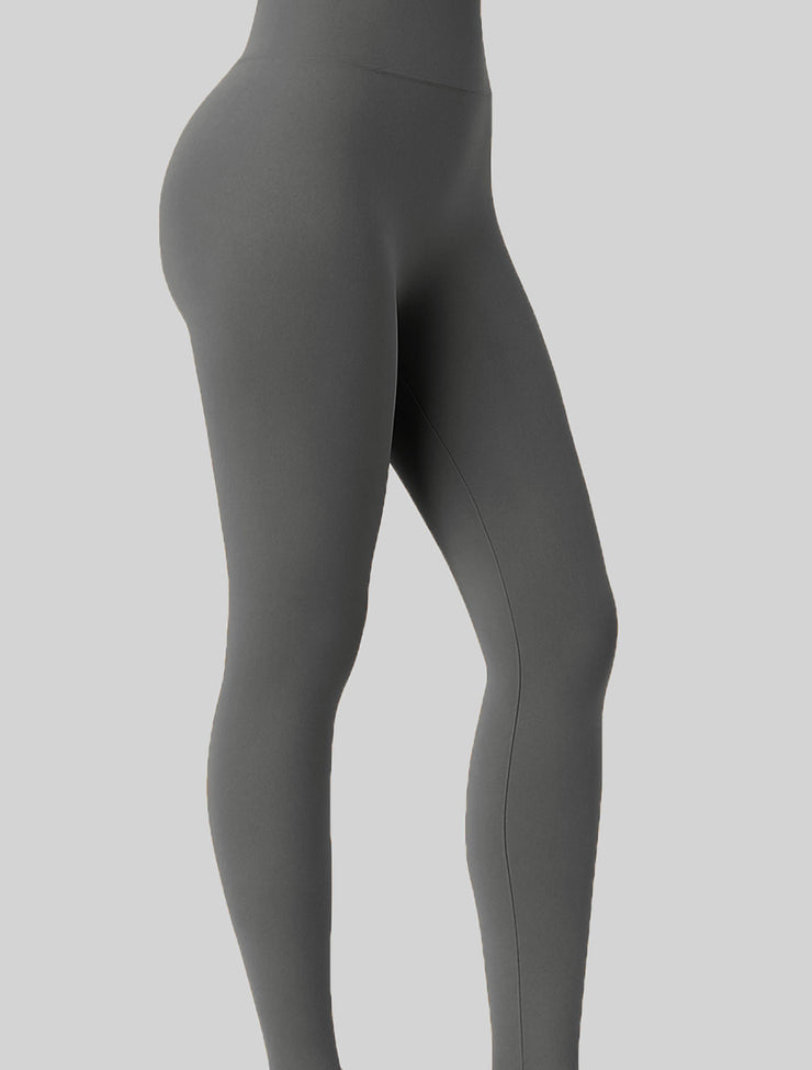 NEW PoshSnob Deep Scrunch High-Waisted "Sheer Rear" Jersey Leggings Intimate Blend S-L