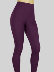 NEW PoshSnob Deep Scrunch High-Waisted Ribbed Leggings Athleisure Blend S-L