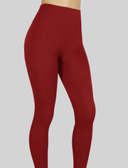 NEW PoshSnob Deep Scrunch High-Waisted Ribbed Leggings Athleisure Blend S-L