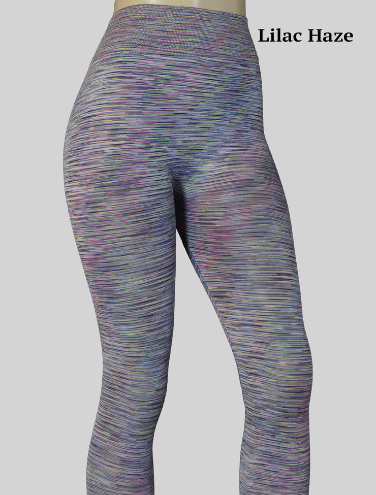 NEW PoshSnob Deep Scrunch Space-dye High Waist Leggings Lounge Blend M-XL