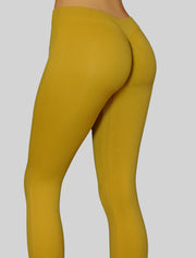 NEW PoshSnob Mid-Rise "Second Skin" deep scrunch Leggings Neutral Earth Colors S-XL