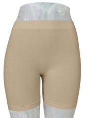 PoshSnob CURVE Black Seamless "Thin Skin SHORTIES" Scrunch Lounge Shorts Sizes XL-2X Black Brown Navy Grey