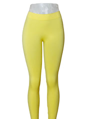 PoshSnob "Active Deep Scrunch" Scrunch Seamless Leggings Sizes L-XL Charcoal Grey Yellow Mustard Pink